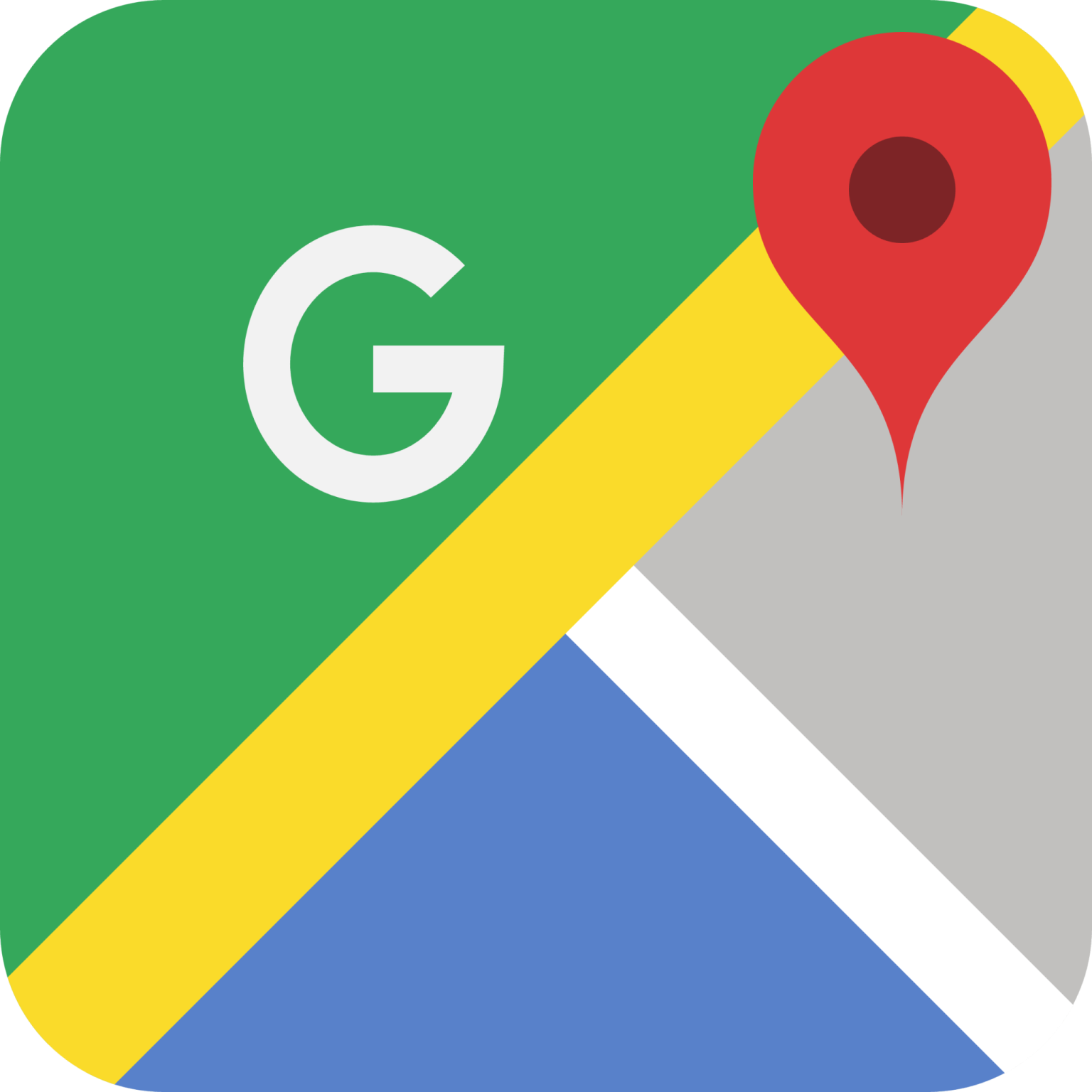 LG product warranty service logo with a Google Maps location pin icon.