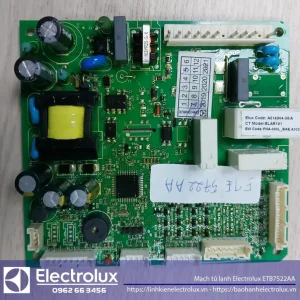 Bo mạch điều khiển tủ lạnh Electrolux ETB7522AA Uy tín, linh kiện điện tử bền bỉ, phù hợp sửa chữa và nâng cấp hệ thống làm lạnh Electrolux.