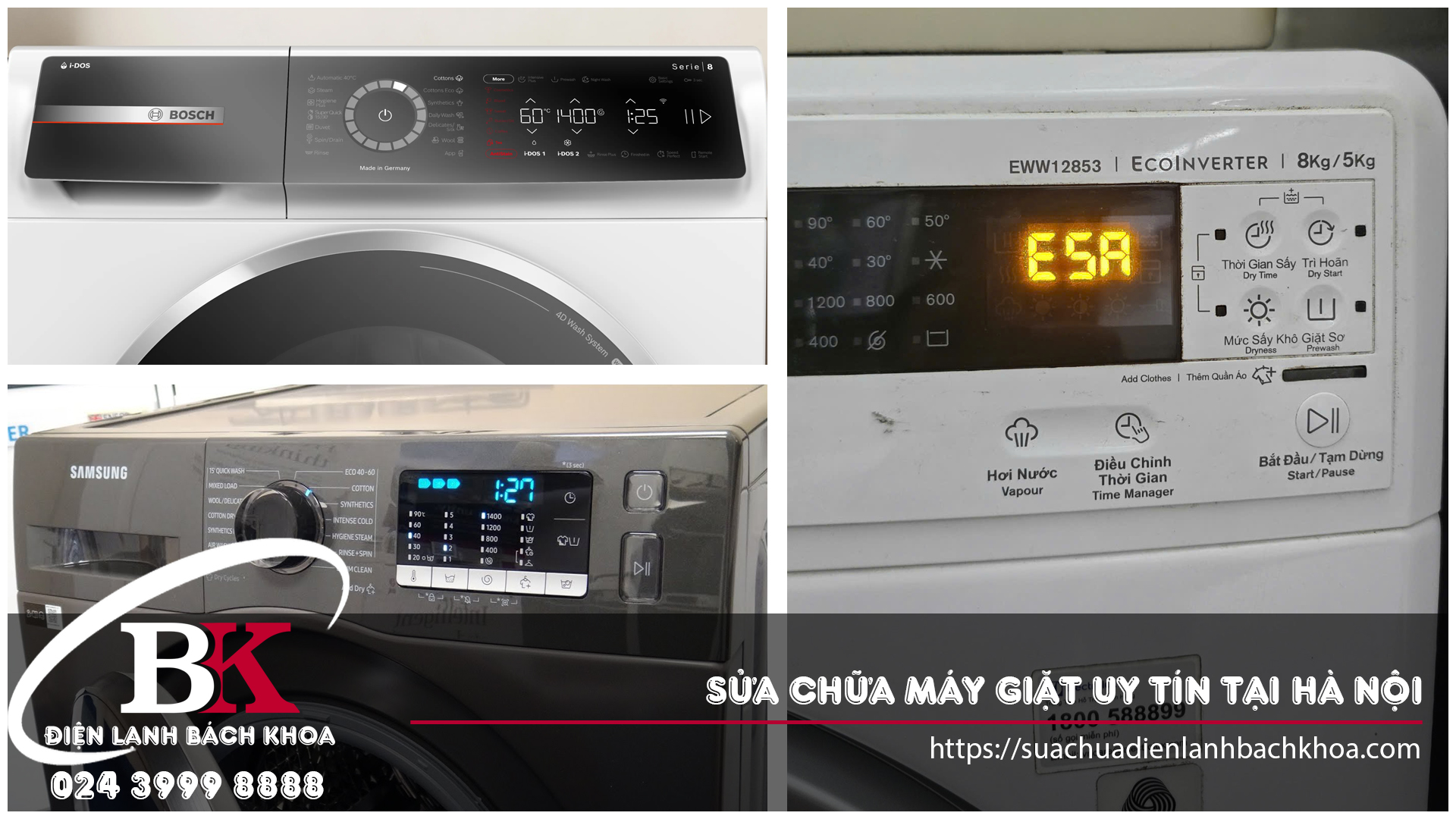Sửa chữa máy giặt Bách Khoa