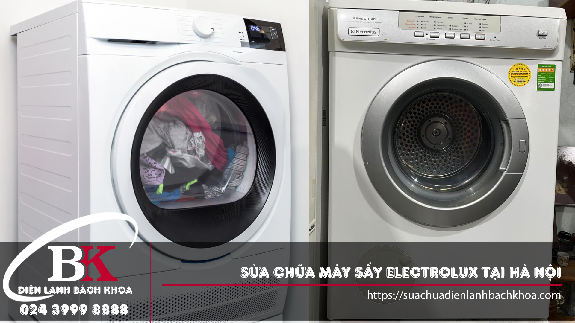 Sửa chữa máy sấy Electrolux tại Hà Nội
