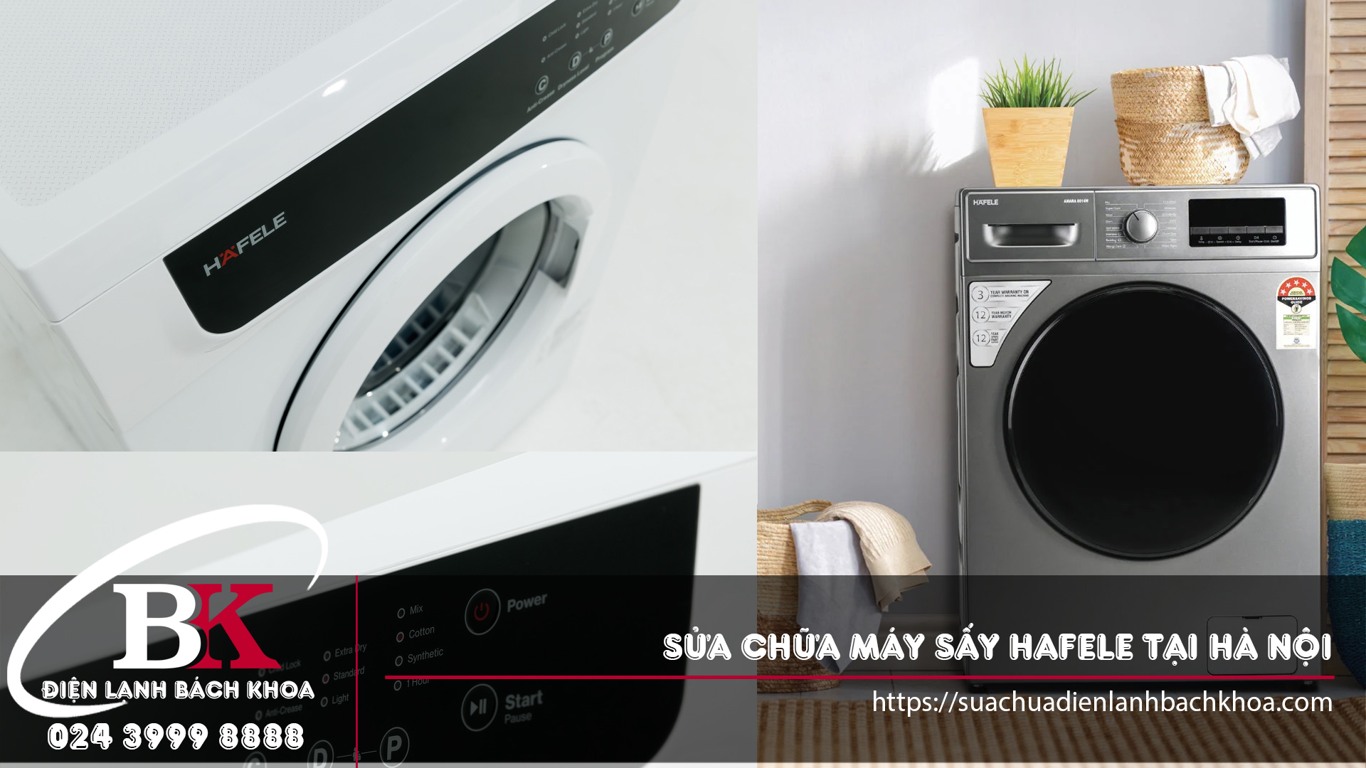 Sửa chữa máy sấy Hafele tại Hà Nội