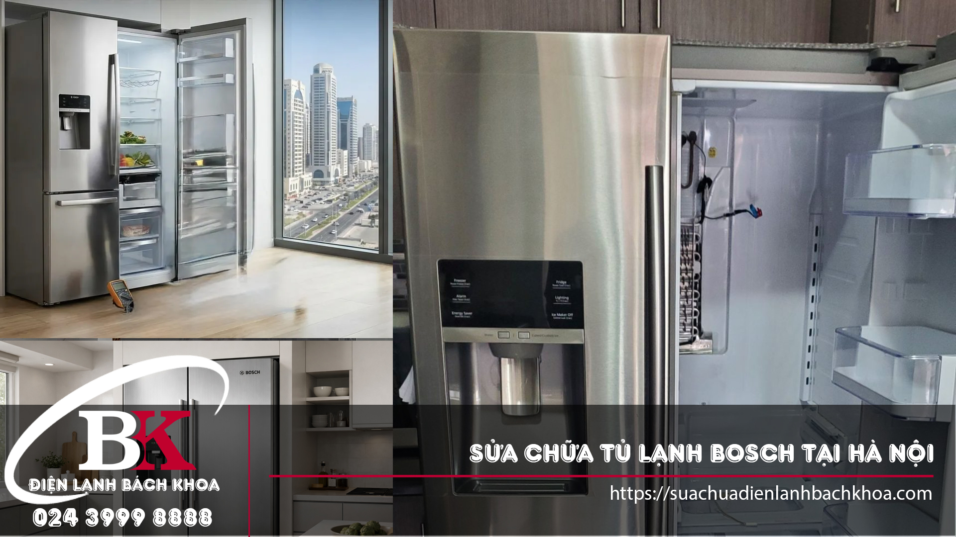 Sửa chữa tủ lạnh Bosch tại Hà Nội