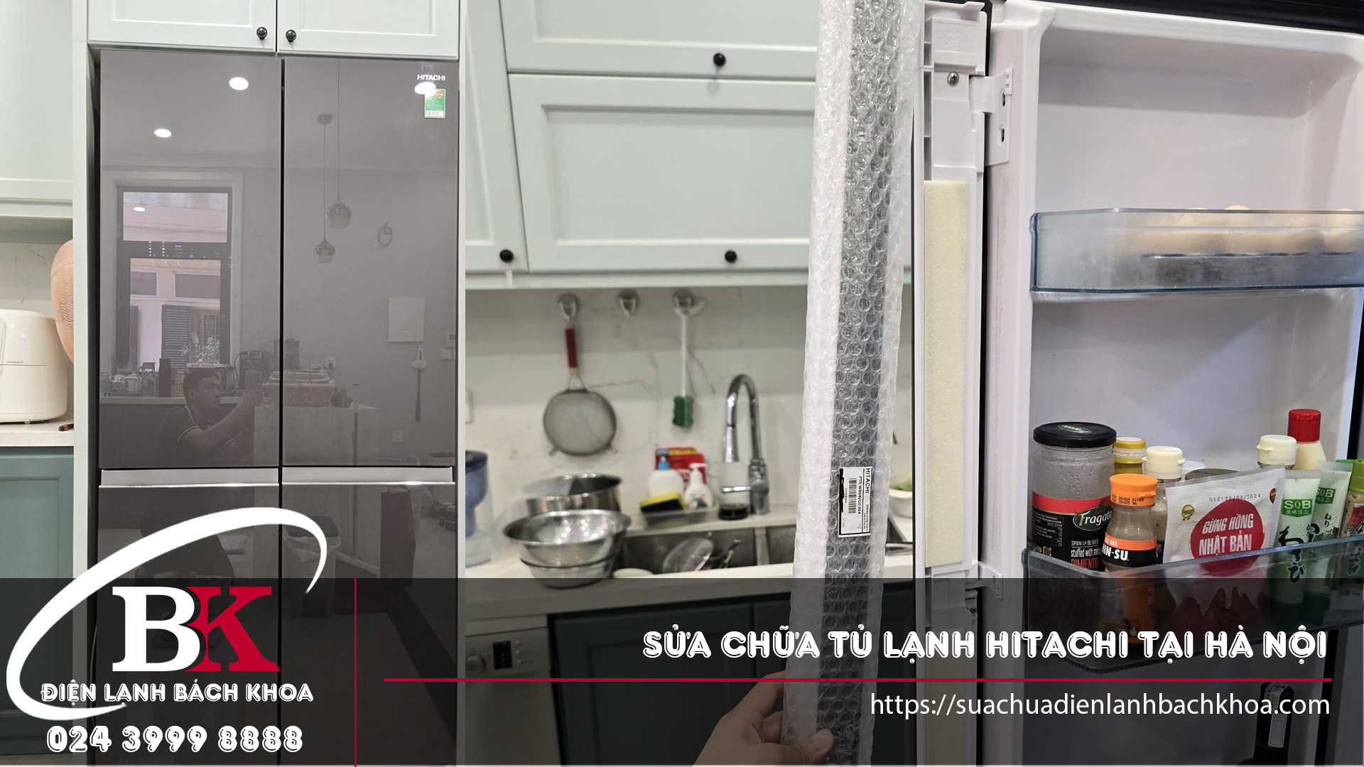 Sửa chữa tủ lạnh Hitachi tại Hà Nội