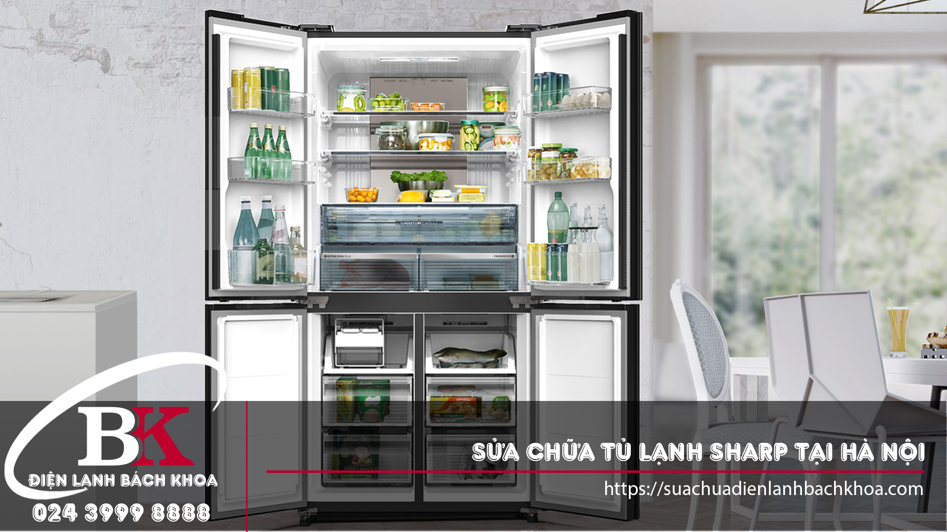 Sửa chữa tủ lạnh Sharp tại Hà Nội