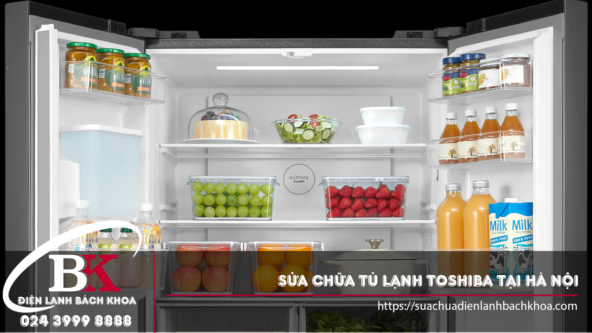 Sửa chữa tủ lạnh Toshiba tại Hà Nội